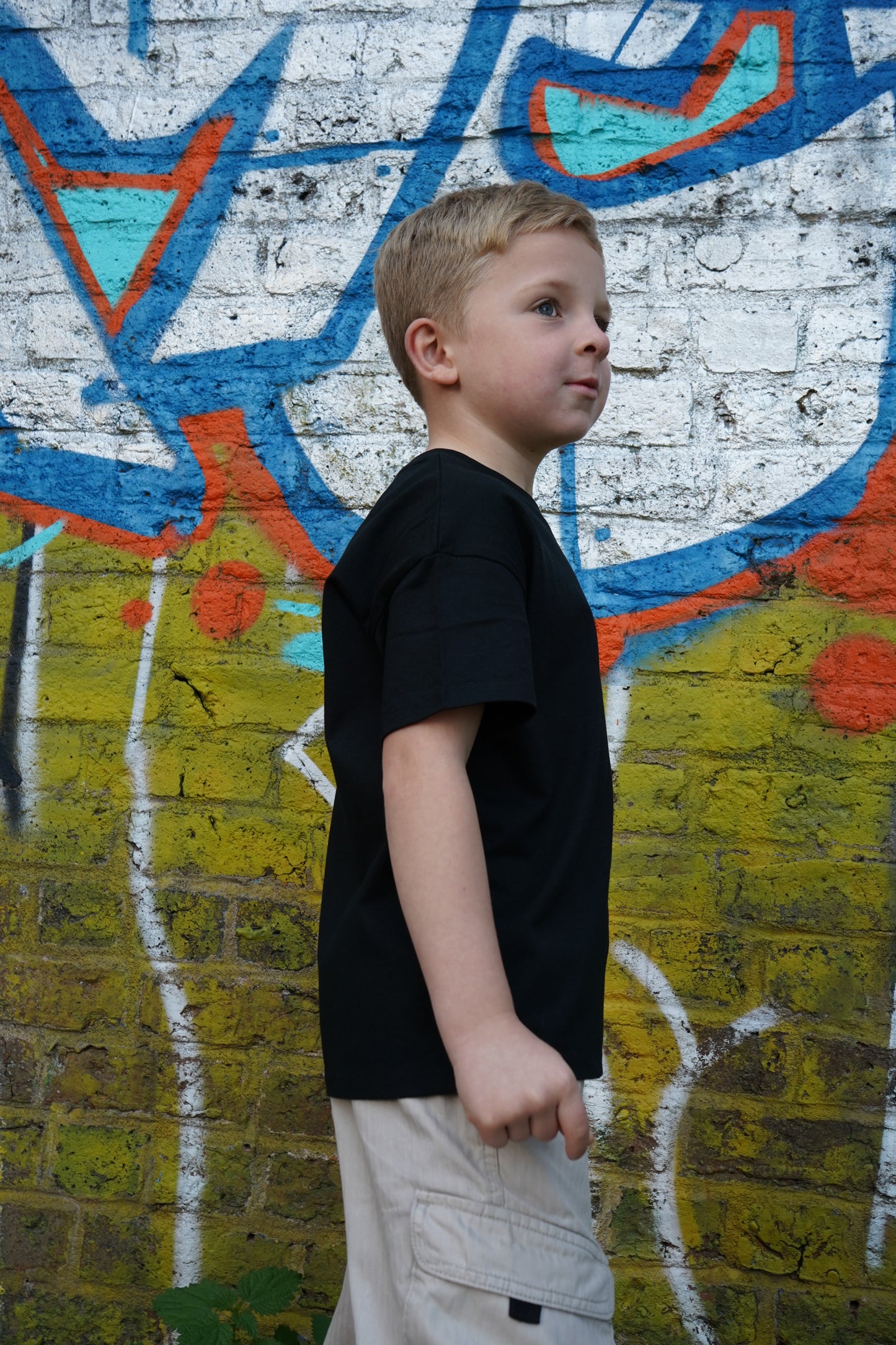 Kids Oversized 'EDITION ONE' tee (Monotone)