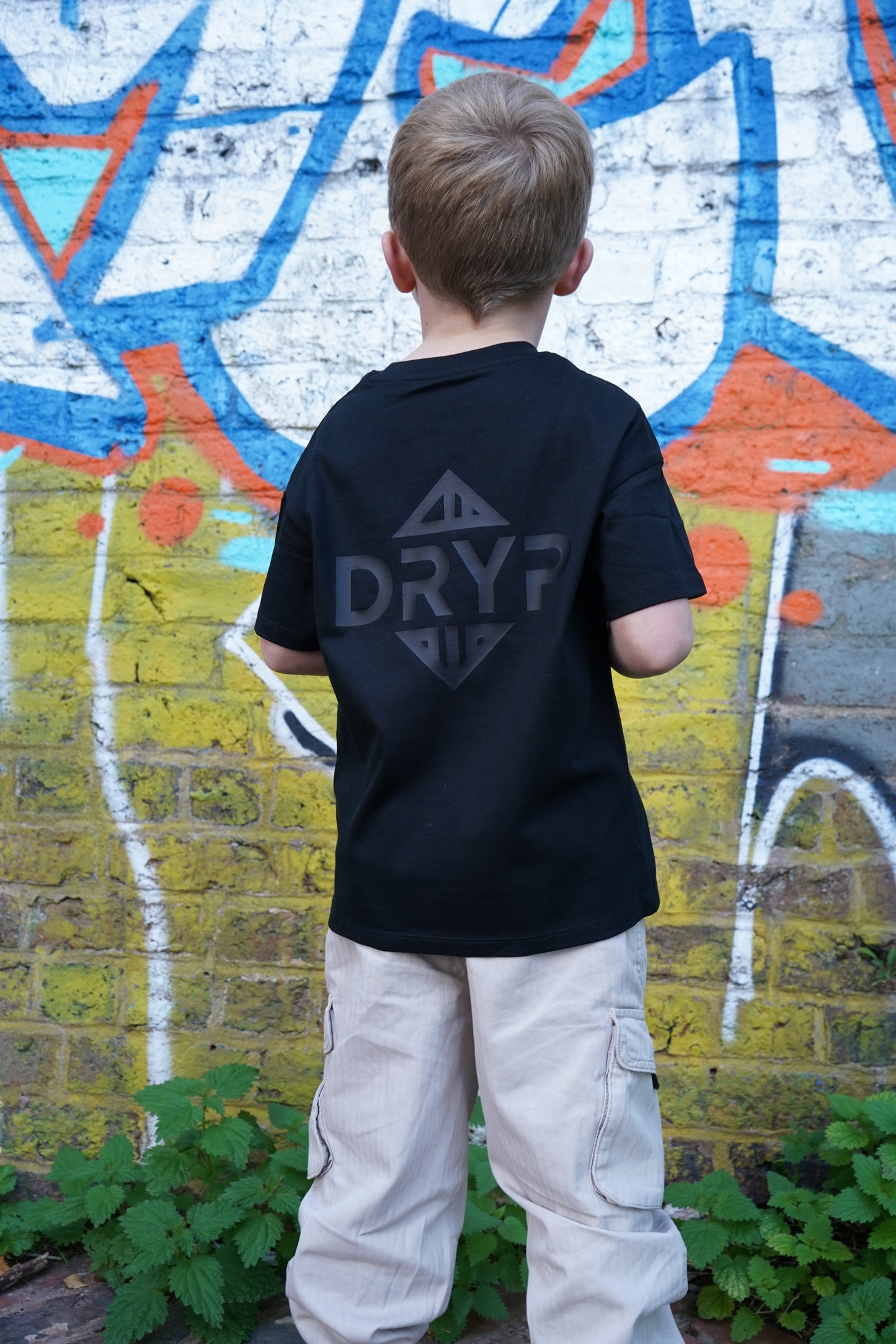 Kids Oversized 'EDITION ONE' tee (Monotone)