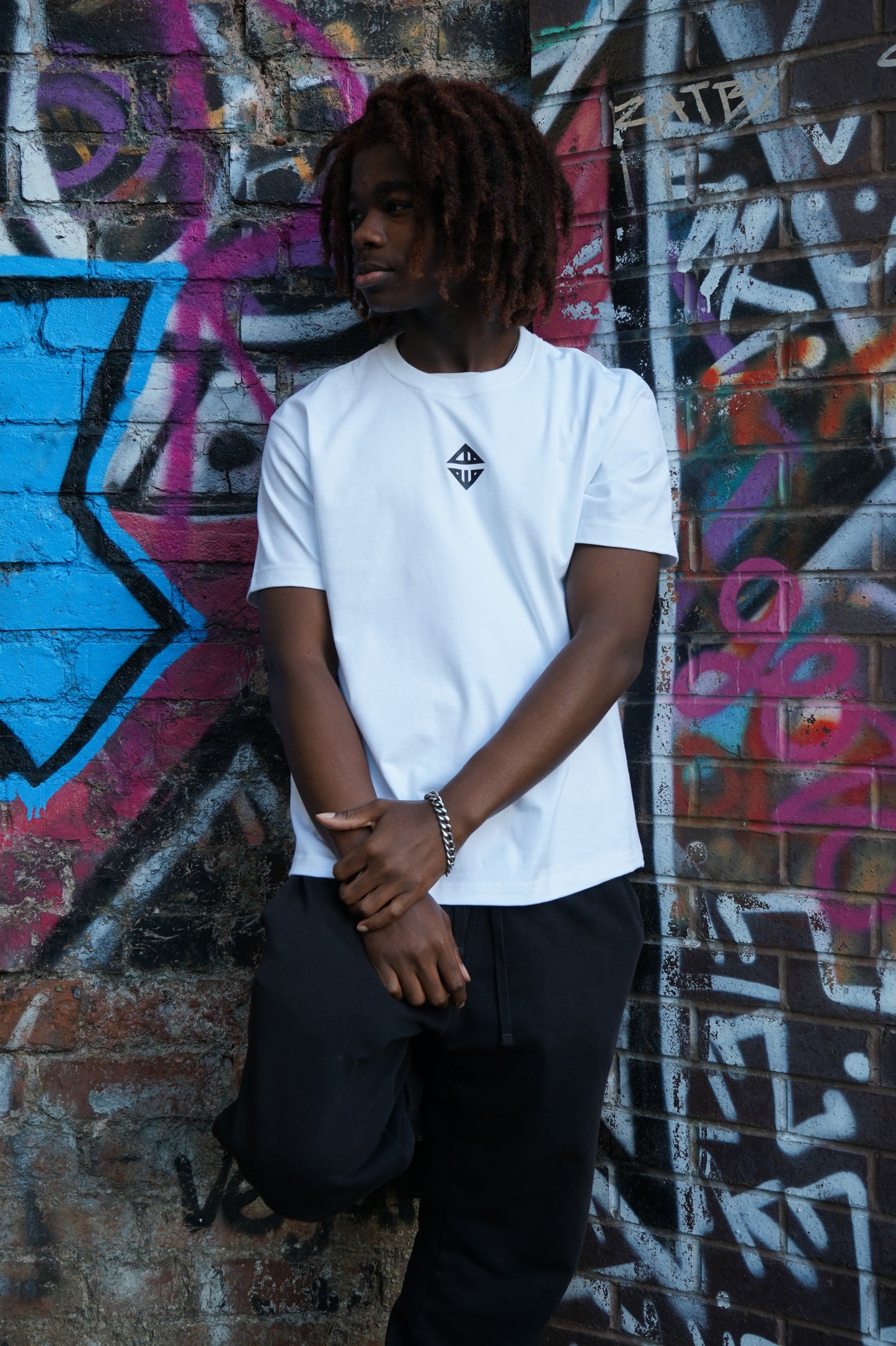 'EDITION ONE' Relaxed fit heavyweight tee (Contrast design)