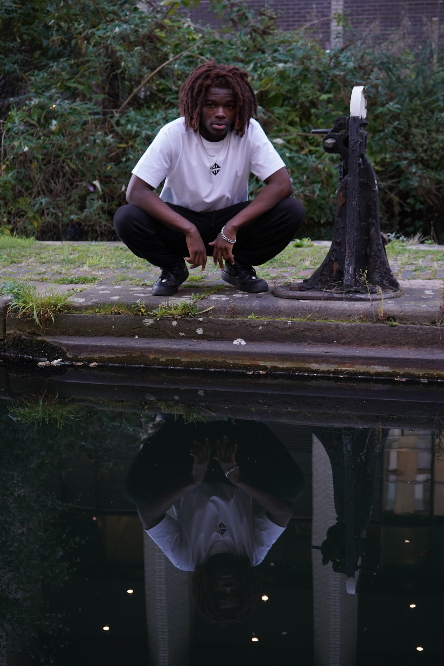 'EDITION ONE' Relaxed fit heavyweight tee (Contrast design)