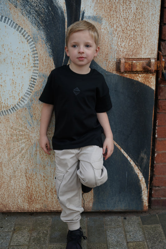 Kids Oversized 'EDITION ONE' tee (Monotone)