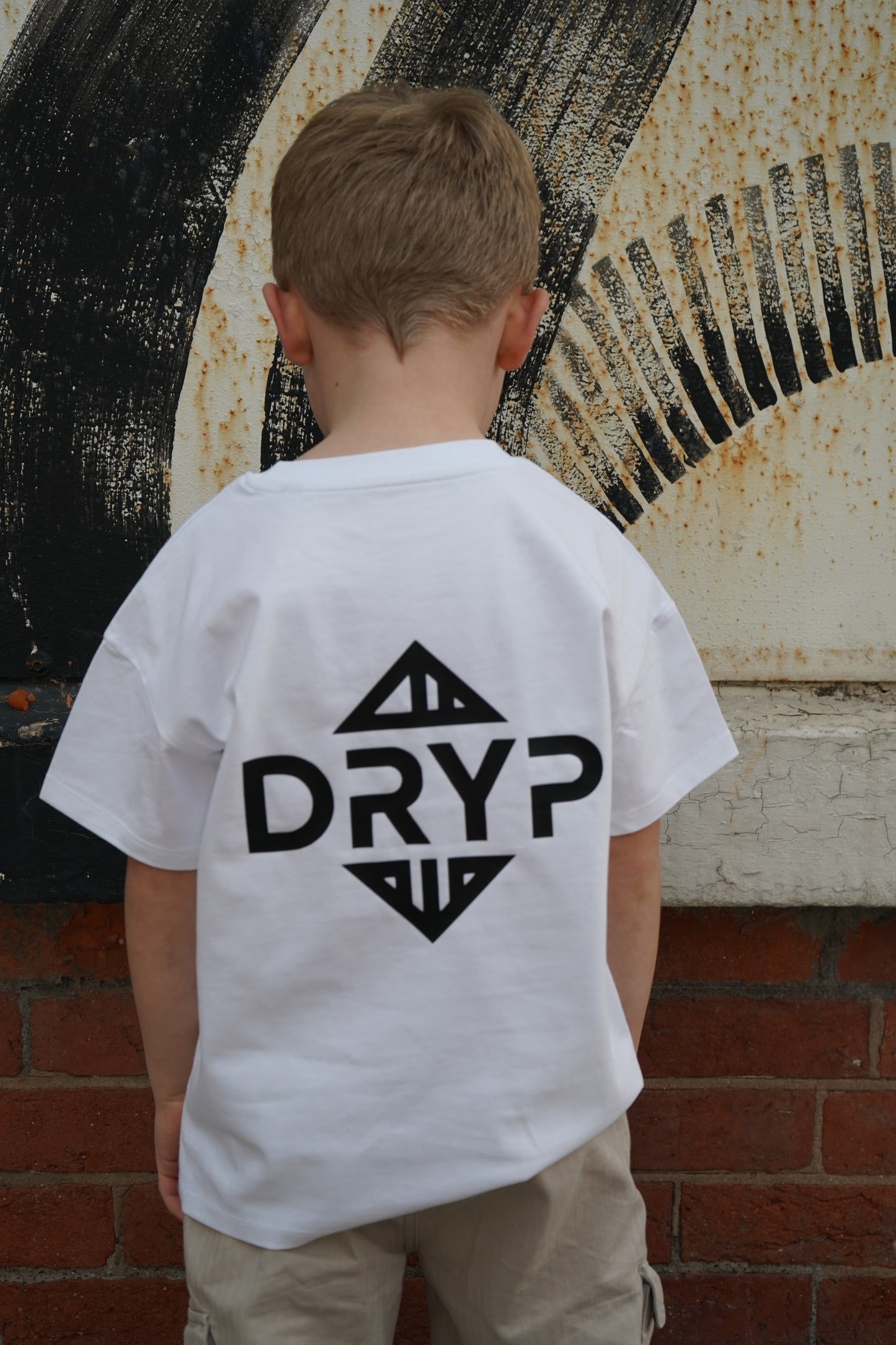 Kids oversized 'EDITION ONE' tee (Contrast)