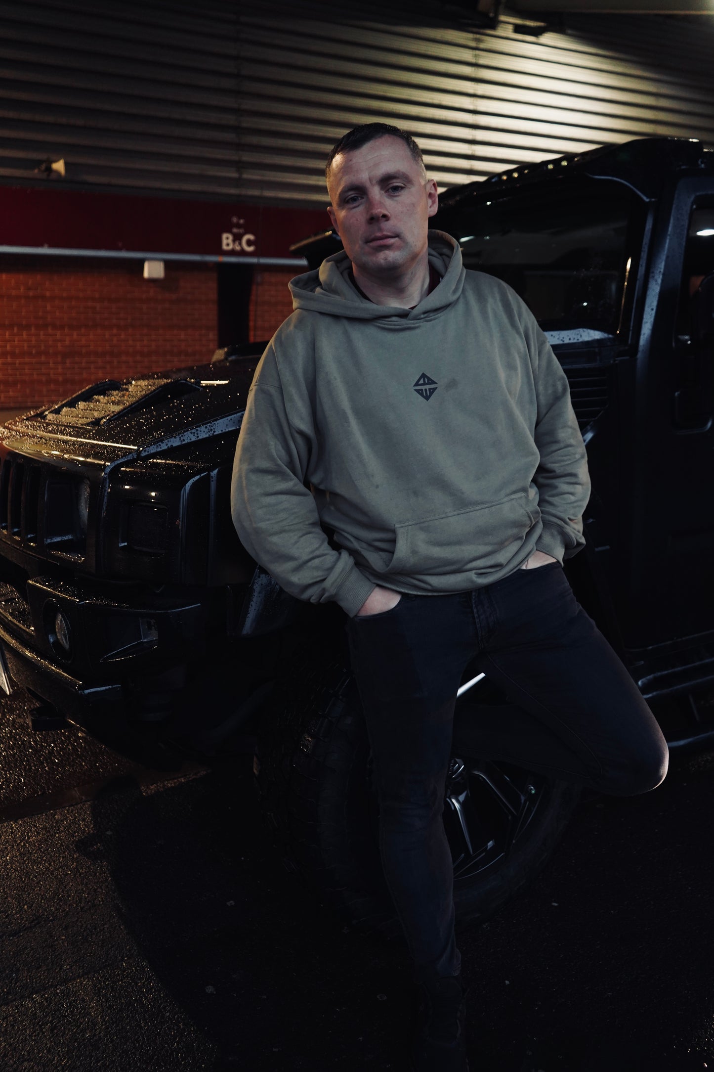 'EDITION ONE' Oversized heavyweight hoody